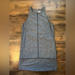 Gap Designed & Crafted Chambray Shift Dress Women’s 10, Medium Wash 100% Cotton